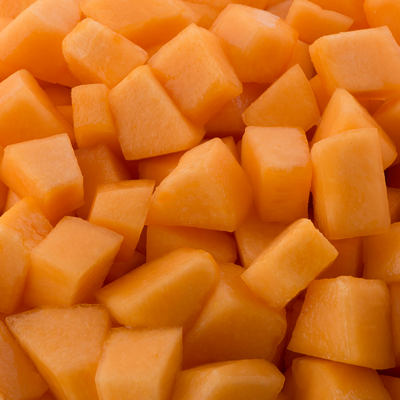 Cantaloupemelonenwurfel bei R-express Gastronomie Lebensmittel Grosshandel online kaufen
